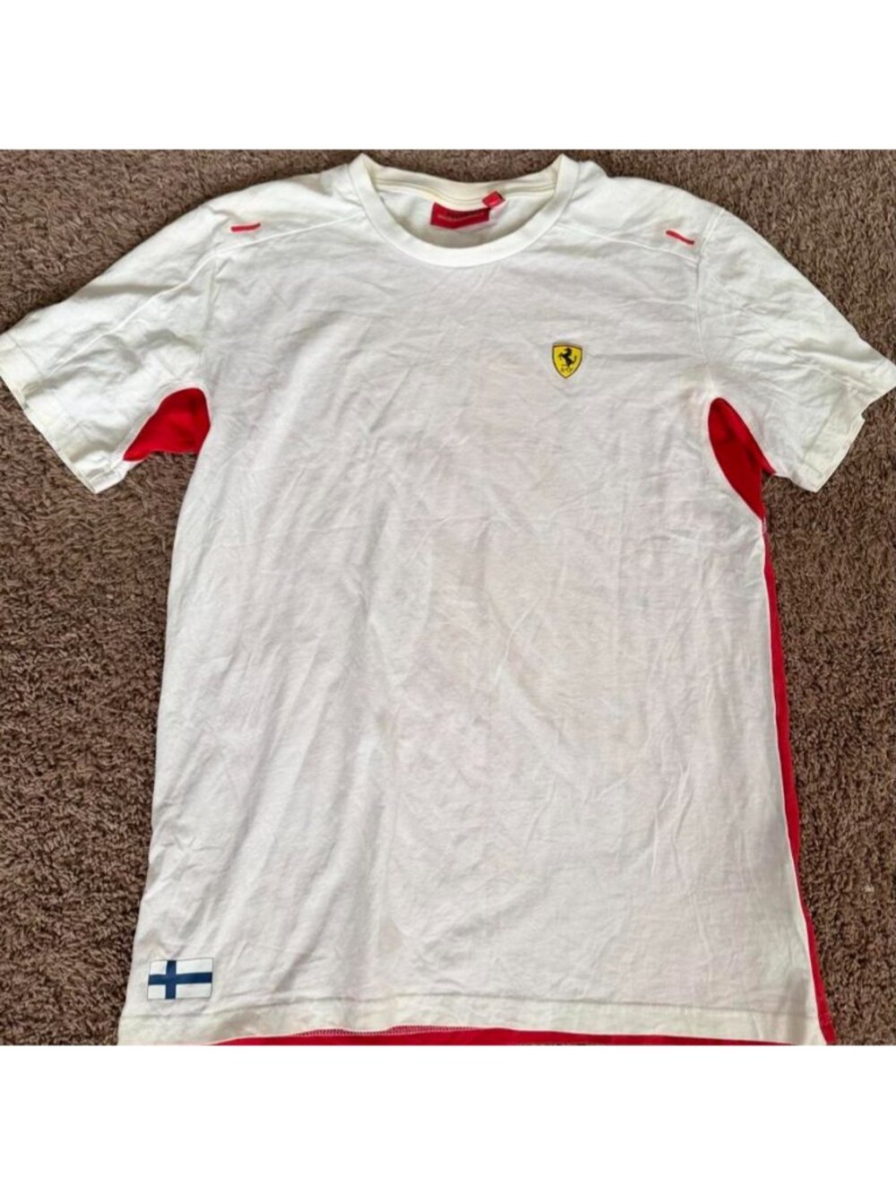 Ferrari Kimi Räikkönen White/Red T-shirt, Size L